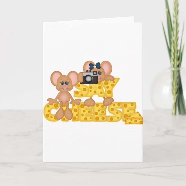 Cartão Diga Rato de Queijo (Frente)