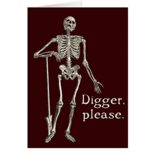 Cartão Digger, por favor (Frente)