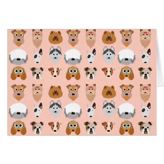 Cartão Diggity Do Dog (Frente Horizontal)