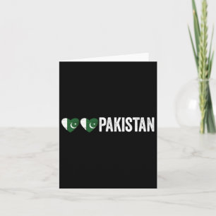 Cartão Dil Pakistan Azadi Mubarak Heart Flag Day Orud Ro