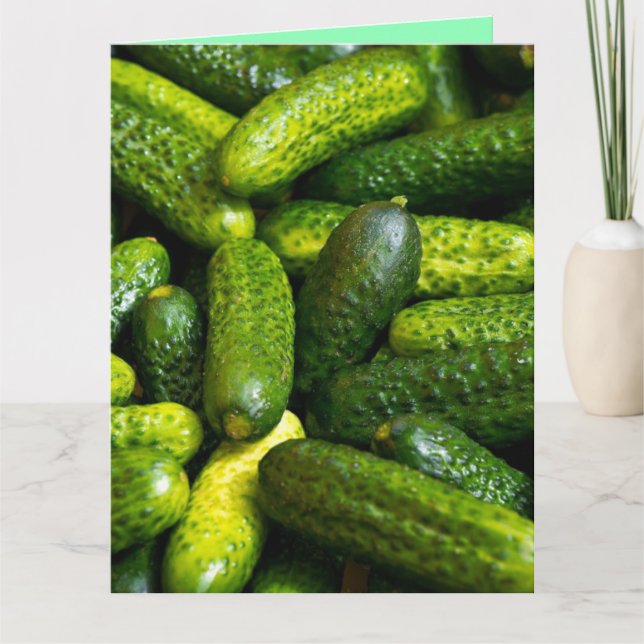 CARTÃO DILL PICKLES BIG DILL BIRTHDAY FUNNCARD (Frente)