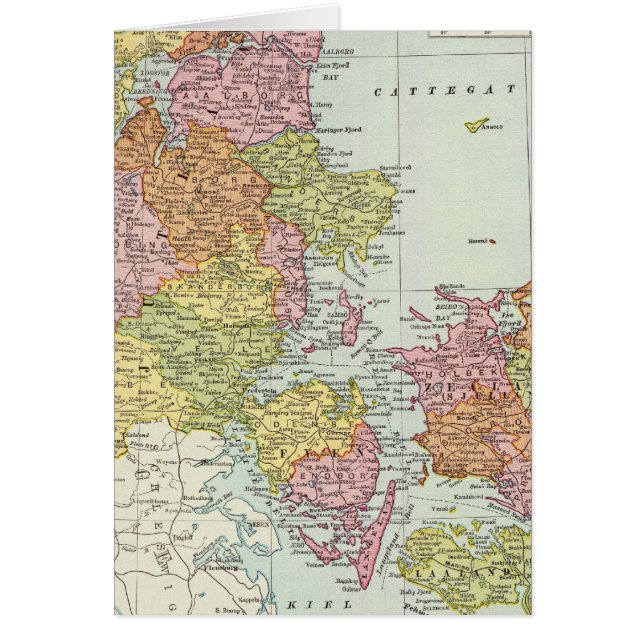 Cartão Dinamarca e Islândia (Frente)