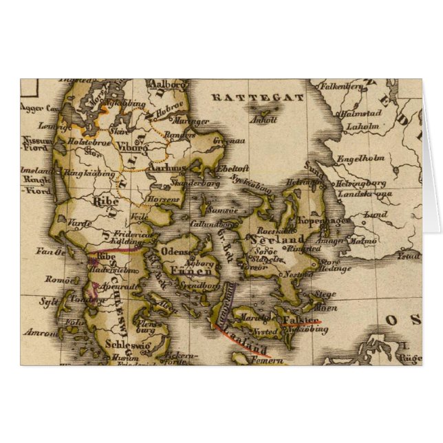 Cartão Dinamarca e Islândia 2 (Frente Horizontal)