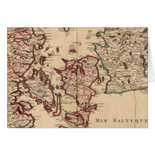 Cartão Dinamarca e Suecia