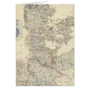 Cartão Dinamarca, Hanover, Brunswick, Mecklenburg