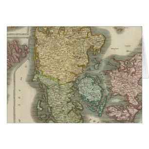 Cartão Dinamarca, Islândia, Ilhas Feroe