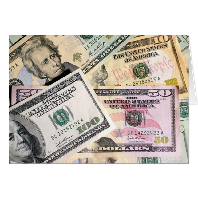 Cartão Dinheiro (Frente Horizontal)