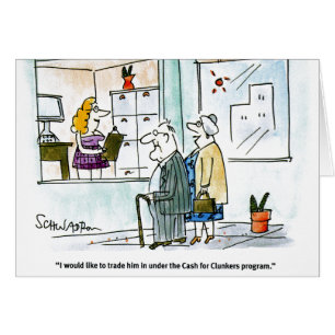 Cartão Dinheiro para Clunkers