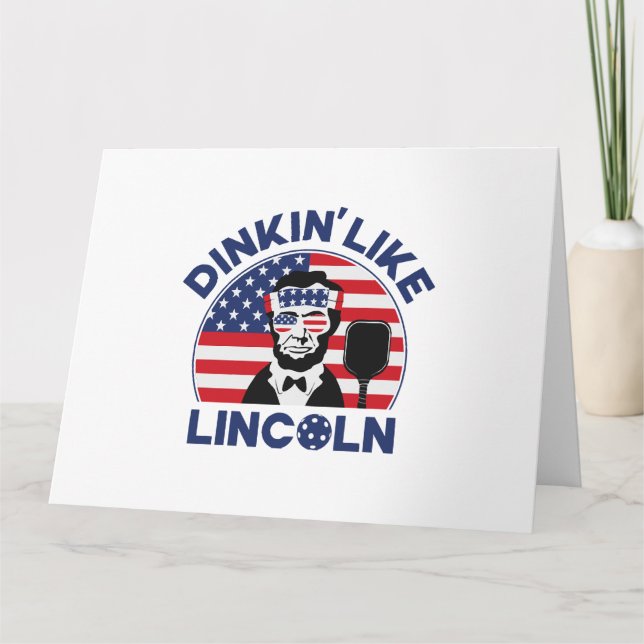 Cartão Dinkin Como Lincoln (Frente)