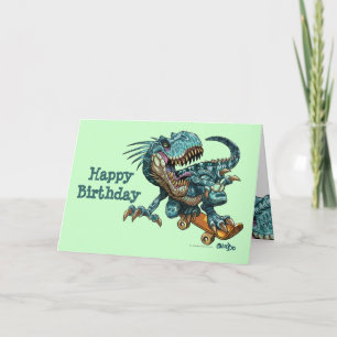 Cartão Dinosaur Birthday Card