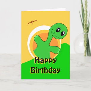 Cartão Dinosaur Birthday Card
