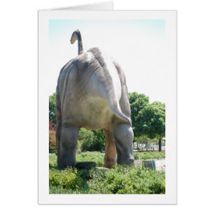 Cartão Dinossauro Brontosauro