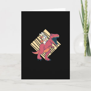 Cartão Dinossauro da Páscoa