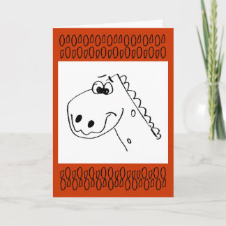 Cartão Dinossauro de Aniversário (me Colore)