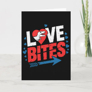 Cartão Dinossauro de Dia dos Namorados Anti Valentão Amor