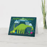 Dinossauro Gato Herbivore, Aniversário