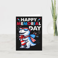 Dinossauro julho 4º Fireworks American Flag Happy