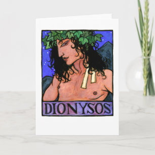 Cartão Dionysos Greeting Card