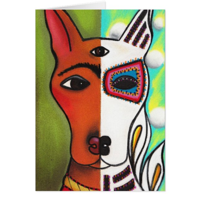 Cartão Dios de Los Muertos (Frente)