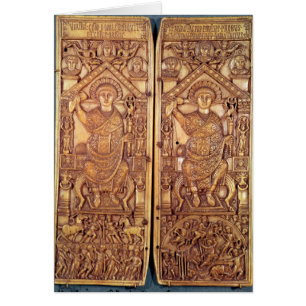 Cartão Diptych consular Anastasius cinzelado