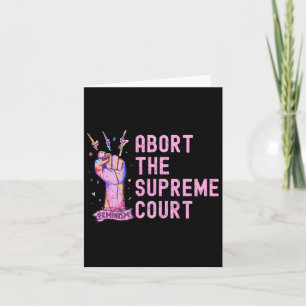 Cartão Direitos Abortam O Protesto Feminista Do Supremo T