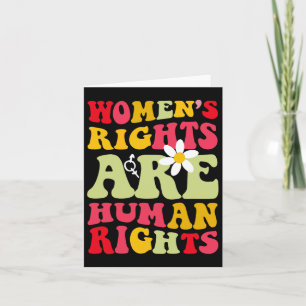 Cartão Direitos do Homem Feministas 1973