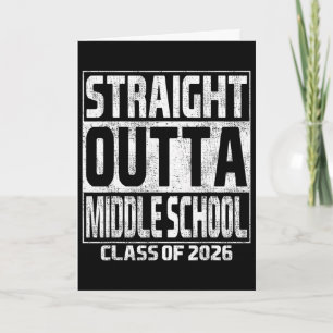 Cartão Direto da Formatura do Ensino Médio da Turma de 20