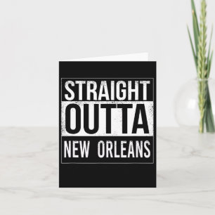 Cartão Direto de Nova Orleans - Cidade Natal Americana do