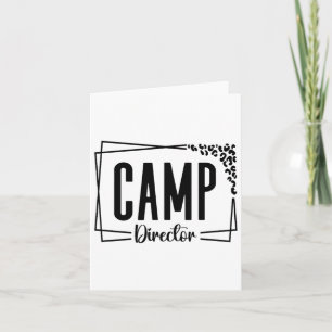 Cartão Diretor do Camp Conselheiro Conselheiro Engraçado