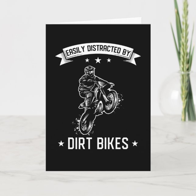Cartão Dirtbike Gifts (Frente)