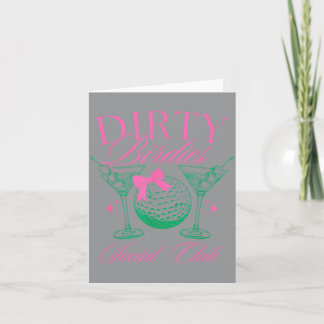 Cartão Dirty Birdies Golf Sogovernment Agencyl Club