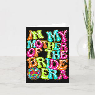 Cartão Disco Groovy Na Minha Mãe Da Noiva