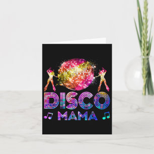 Cartão Disco Mama 70 da Themed Disco Queen Vintage Sevent