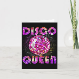 Cartão Disco Queen Art Para Mulheres Meninas Funk Music D