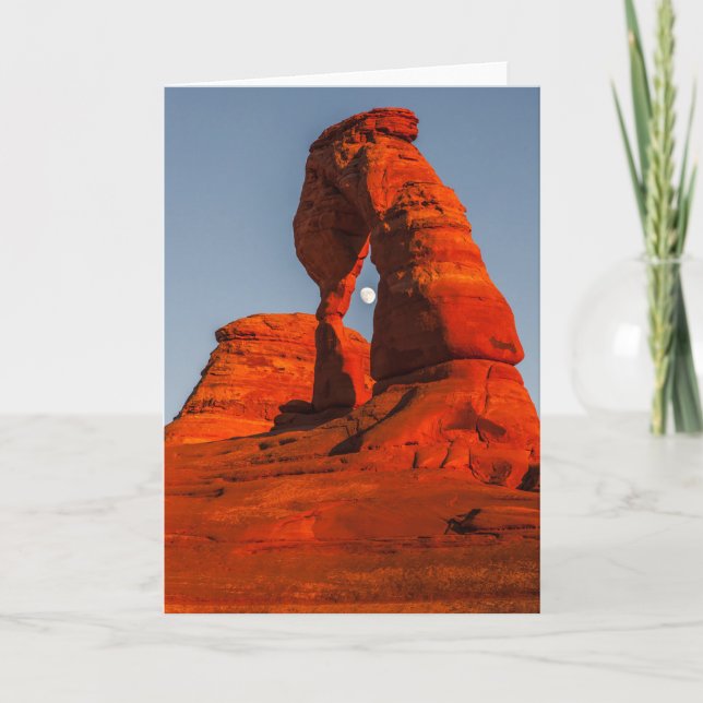 Cartão Dispare na lua (Frente)