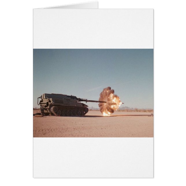 Cartão Disparo do Tanque de batalha principal (Frente)
