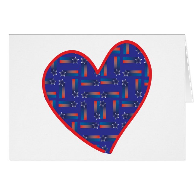 Cartão Disparo-Estrela-Coração (Frente Horizontal)