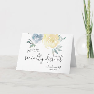 Cartão Distanciamento Social Saudade Quarentena Coronavír