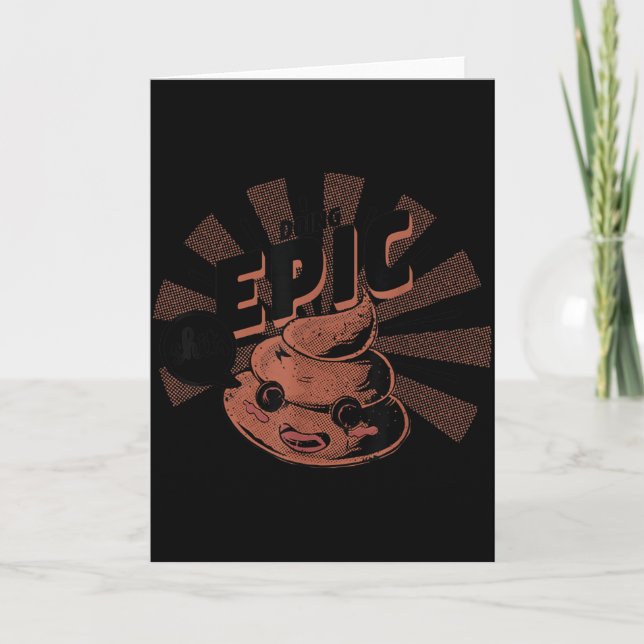 Cartão Dito Divertido Citação Motivacional Inspiradora Fa (Frente)