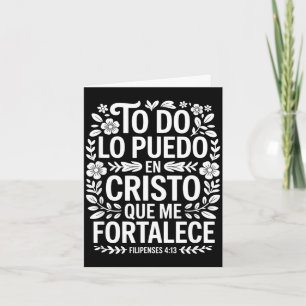 Cartão Dito engraçado eu posso fazer todas as coisas atra