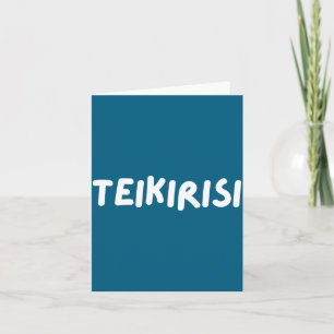 Cartão Dito engraçado Tome fácil Teikirisi Espanhol Mexic