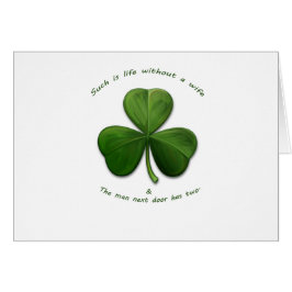 Cartão Ditos Irlandeses Antigos