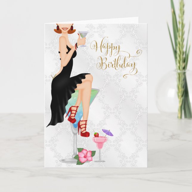 Cartão Diva Birthday Card (Frente)