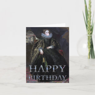 Cartão Divã de chiclete Marchesa Aniversário feliz