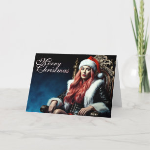 Cartão Diva de Couro e Pelos – Feliz Natal