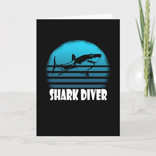 Cartão Divers para o Shark Diver (Frente)