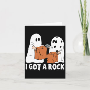 Cartão Diversão Boo Ghost Scary Eu Tenho Um Halloween De