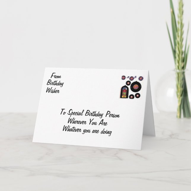 CARTÃO DIVERSÃO DE ANIVERSÁRIO EM CARIMBO (Frente)