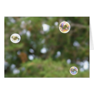 Cartão Diversão de Bubblin