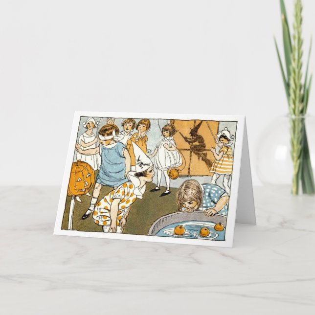 Cartão Diversão de Halloween (Frente)